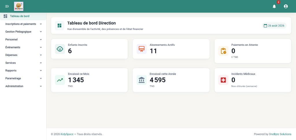 KidySpace Plateforme